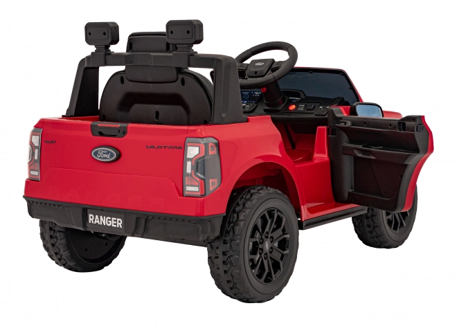 Dziecięcy elektryczny samochodzik Ford Ranger czerwony