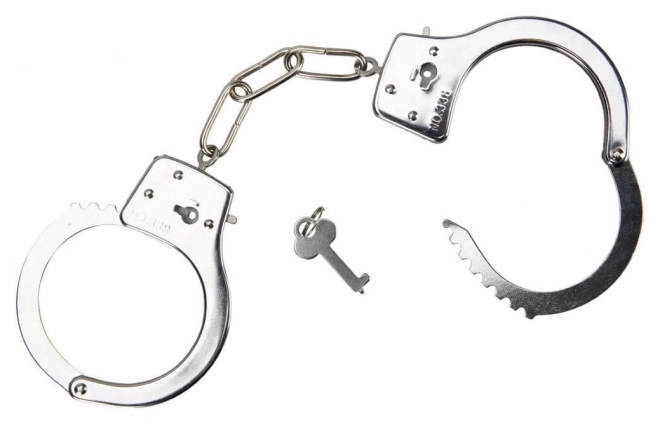 Metalowe kajdanki dziecięce do zabawy w policjantów i złodziei