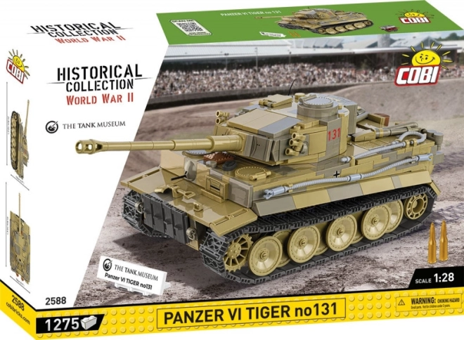 Model czołgu Panzer VI Tiger 131 z The Tank Museum