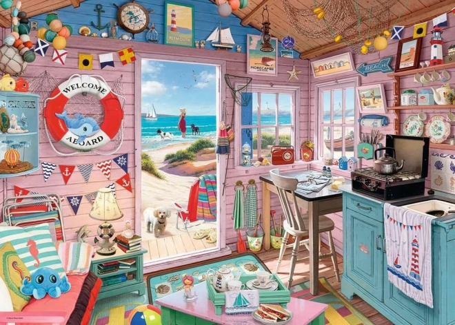 Puzzle Ravensburger Moja Plażowa Chata My Haven No7 1000 elementów
