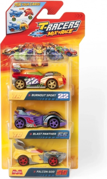 T-Racers Mix 'N Race samochody 3 szt.