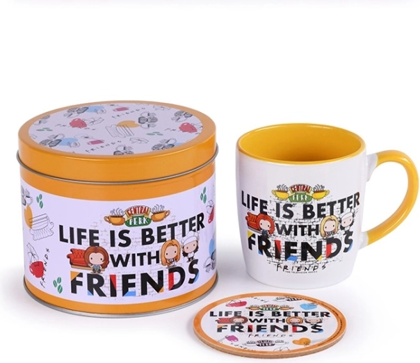 Zestaw prezentowy blaszany Przyjaciele – Life is Better