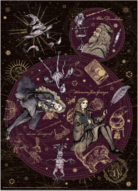 Puzzle Harry Potter: Dumbledore, Hermiona i Luna 500 elementów