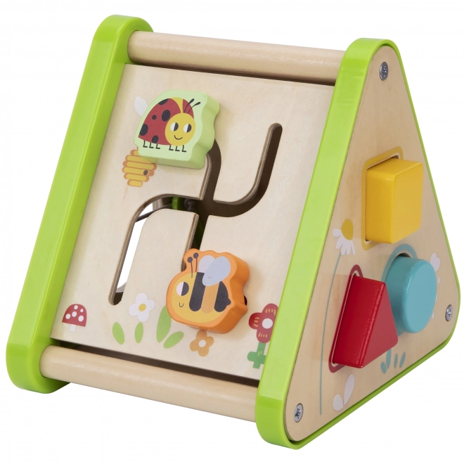 Montessori sensoryczna skrzynka XXL 6w1 od Tooky Toy