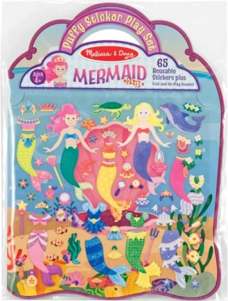 piankowe naklejki wielokrotnego użytku z morskimi wróżkami MELISSA & DOUG