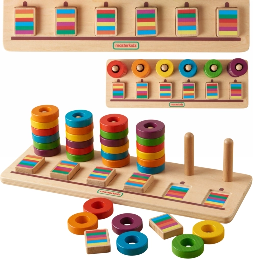 Masterkidz montessori sorter do nauki liczenia i kolorów