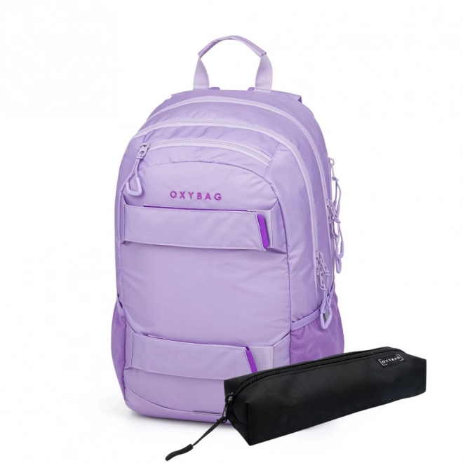 Plecak studencki i piórnik OXY SPORT Violet