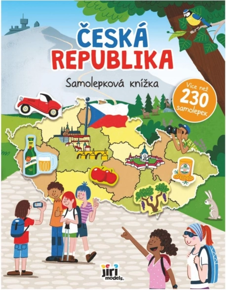 Wielka książka z naklejkami Czechy