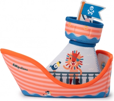 Zabawny piracki design z lwem Jackiem