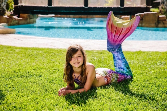 Syreni ogon z monopalwę Rainbow i Bikini