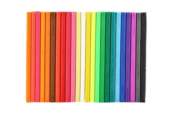 Modelina/Plastelina NARA 1000g 24szt w pudełku 30x25x2cm