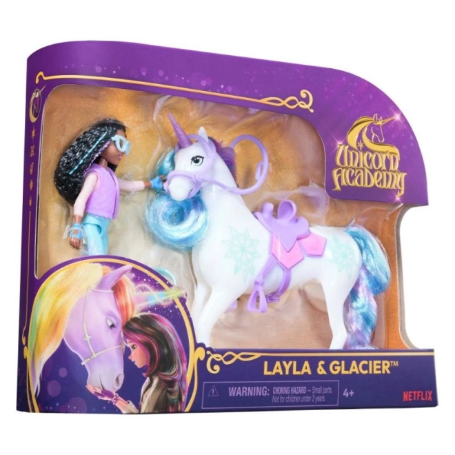 Figurki Akademia Jednorożców 11 cm Layla i Vločka