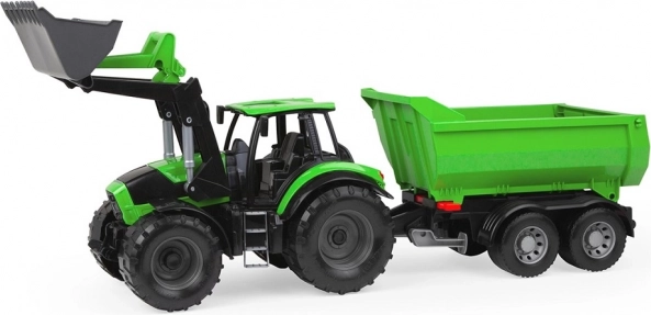 Traktor Lena WORXX Deutz-Fahr z przyczepą