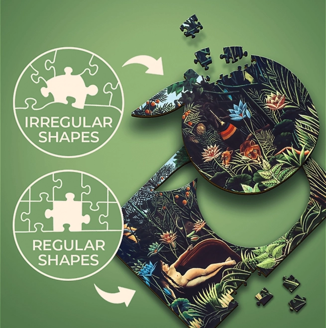 Drewniane Puzzle Art: Henri Rousseau - Sen 200 Części