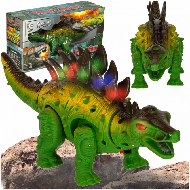 Interaktywna zabawka Dino Stegosaurus na baterie