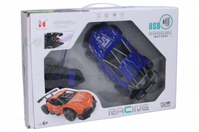 Wyścigowe autko RC z efektem dymu