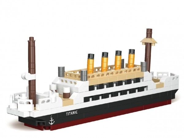 Zestaw konstrukcyjny mini Titanic plastikowy