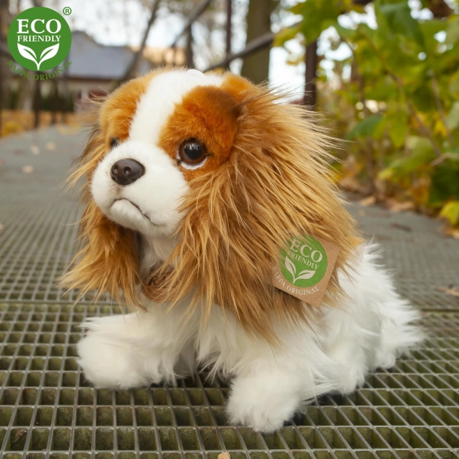Pluszowy pies rasy King Charles Spaniel 25 cm przyjazny dla środowiska