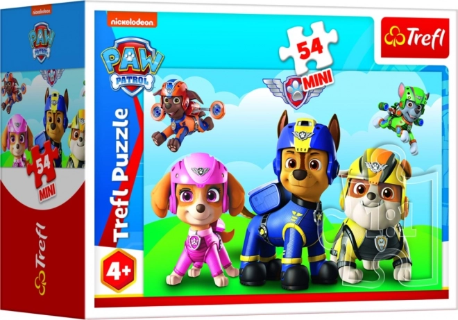 Minipuzzle Psi Patrol 54 elementy