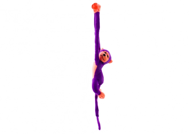 Pluszowa maskotka Małpka z dźwiękiem Fioletowa 80 cm