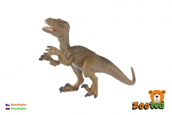 Velociraptor zooted plast 16cm w woreczku