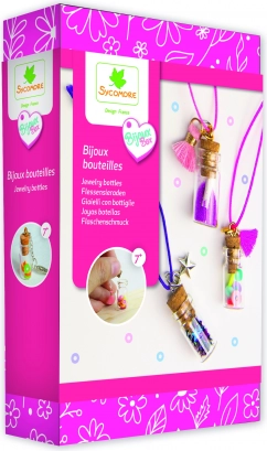 Wyrób mini biżuterii z buteleczek