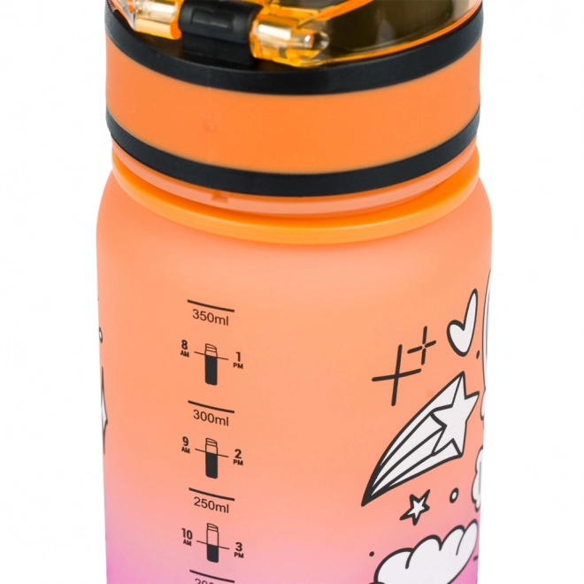 BAAGL Tritanowa butelka na napoje Gradient Jednorożec 350 ml