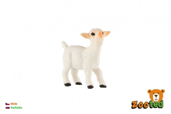 Koza domowa koźlę zooted plast 4cm w woreczku