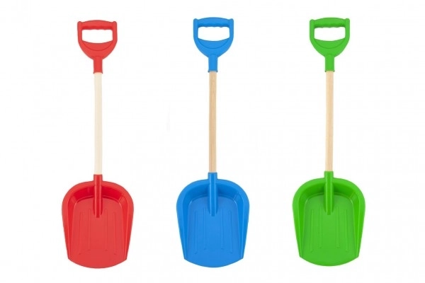 Łopatka do piasku plastik/drewno 19x64x7cm 12m+