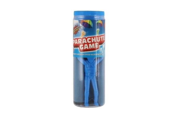 Figurka spadochroniarza z latającym spadochronem