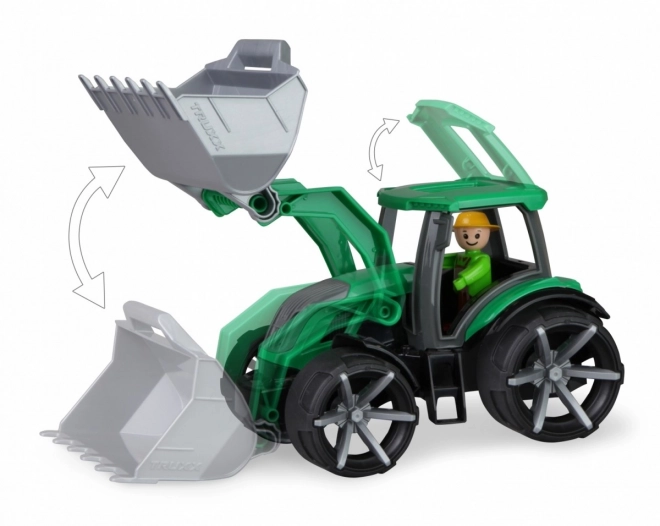 Auto Truxx 2 traktor z łopatą plastikową 32cm z figurką 24m+