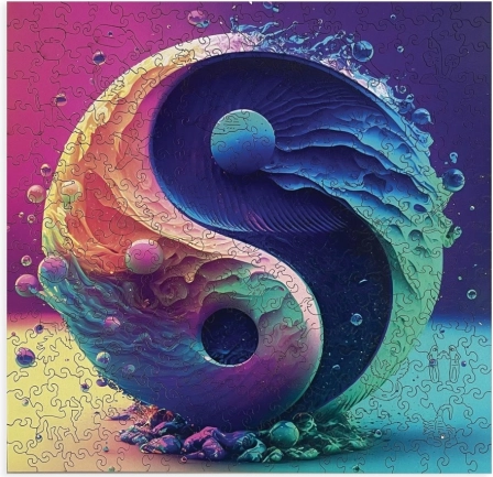 Jedyny w swoim rodzaju design Yin Yang