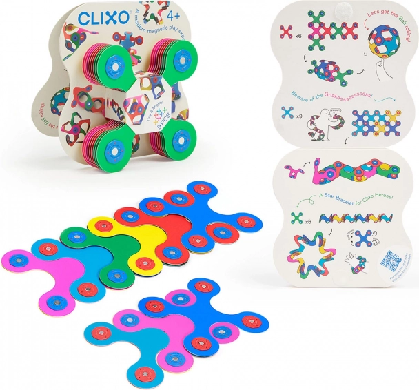 Clixo magnetyczna zabawka konstrukcyjna 9 sztuk
