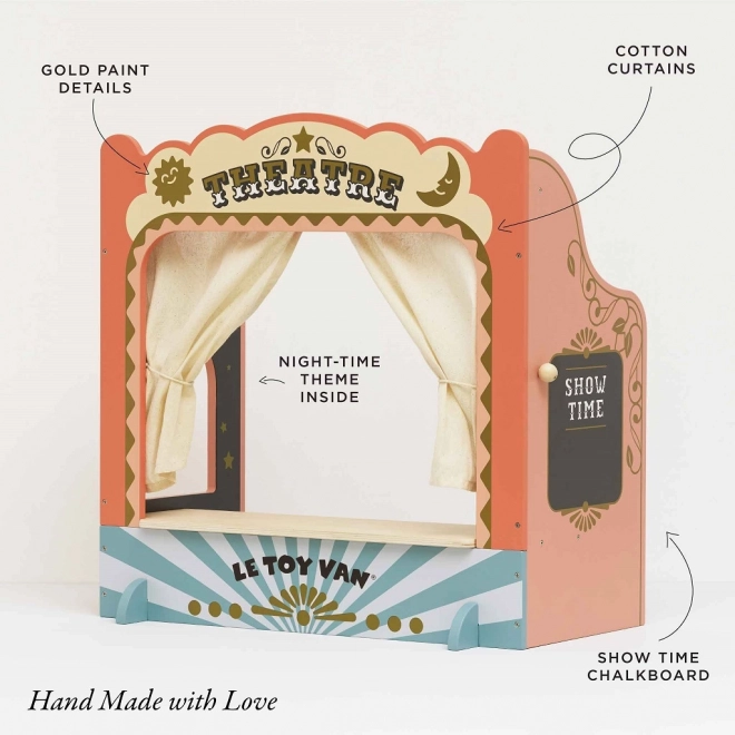 Drewniane teatrzyk marionetkowy Le Toy Van