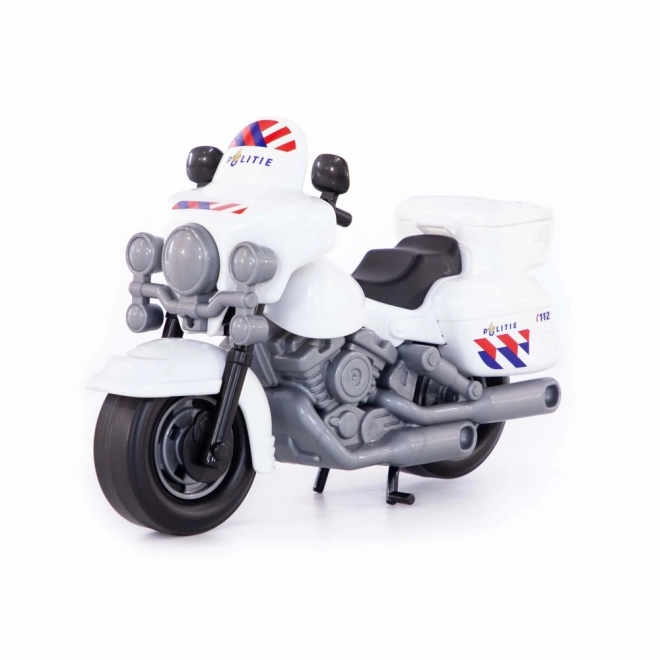 Policyjny motocykl dla maluchów Polesie Biały 71682