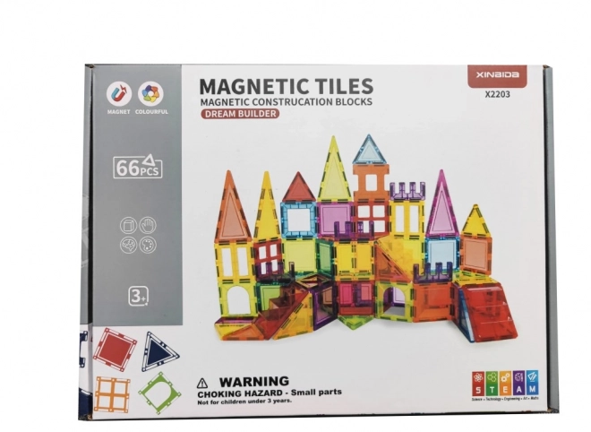 Kolorowe klocki magnetyczne