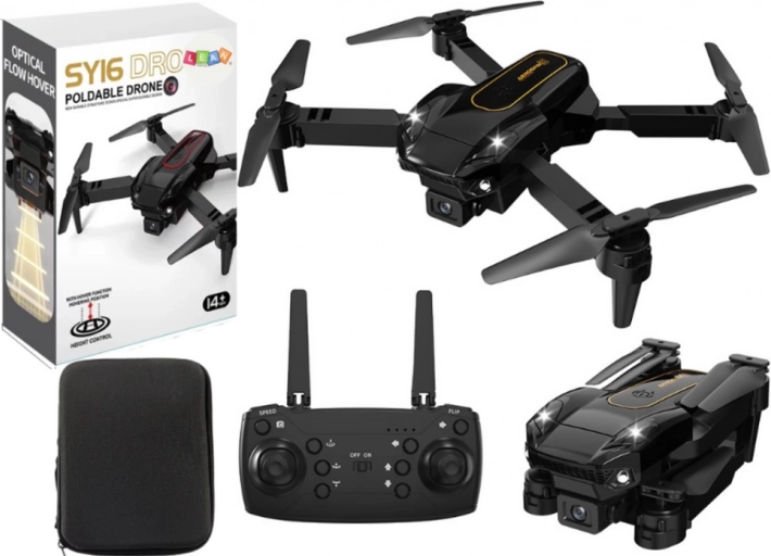 Dron zdalnie sterowany z kamerą 4K SY16 Czarna torba