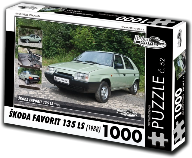 Puzzle RETRO-AUTA Škoda Favorit 135 LS 1000 elementów