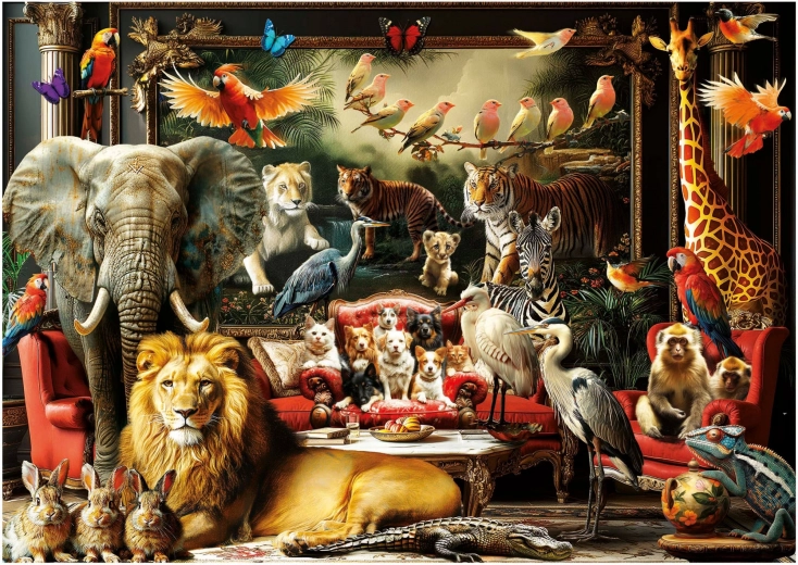 Puzzle Zwierzęca rezydencja 1500 elementów