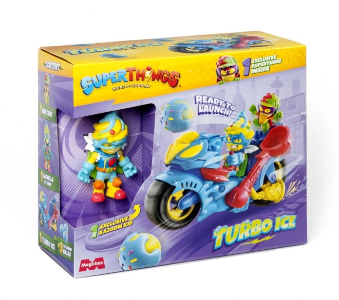 Superthings z turbo motocyklem turbo ice