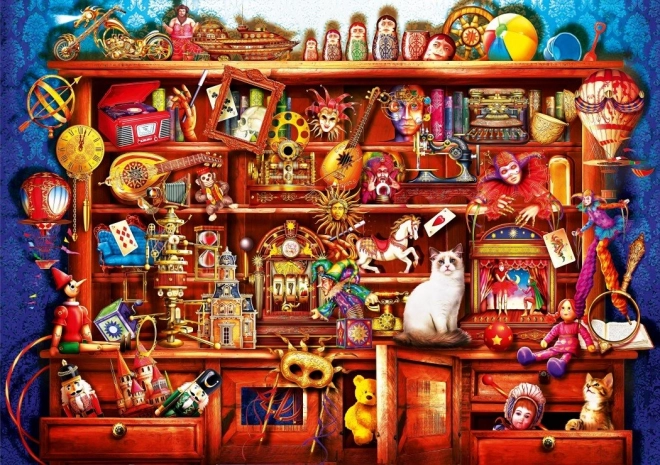 Puzzle Stara półka z zabawkami 1000 elementów BLUEBIRD
