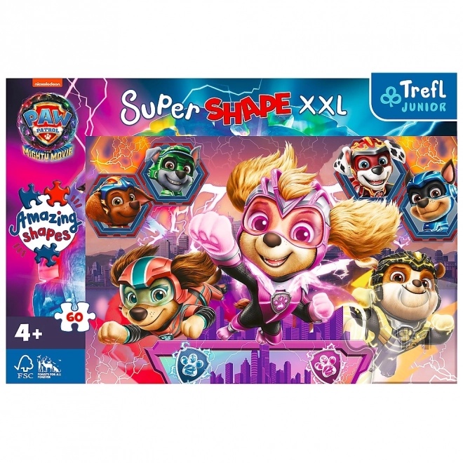 Puzzle Szczęśliwe Psy XXL Psiego Patrolu