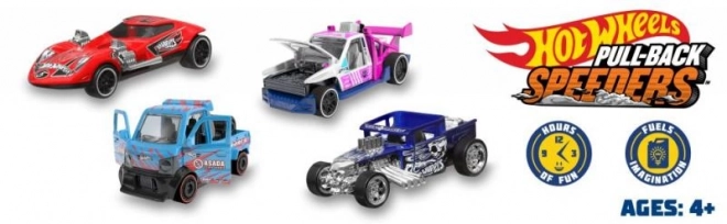 Hot Wheels samochodziki z napędem pull-back
