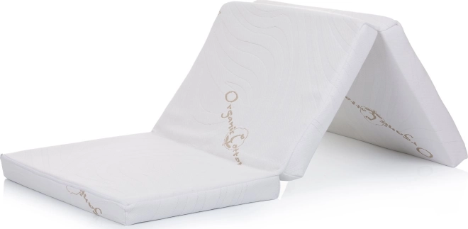 Składany dziecięcy materac 120 × 60 cm z organicznej bawełny Chipolino