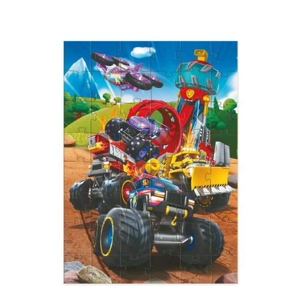 Puzzle z motywem Psi Patrol: Ratunek na kółkach