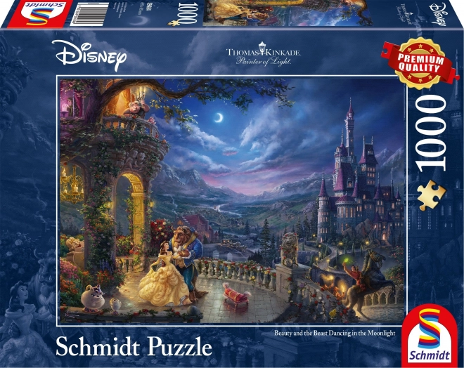 SCHMIDT Puzzle Piękna i Bestia: Taniec w świetle księżyca 1000 elementów