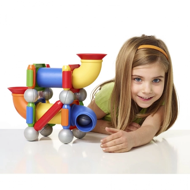 Magnetyczna budowla SmartMax Tor dla kuleczki - 30 elementów