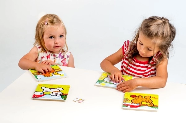Mini puzzle Moje pierwsze zwierzątka - 9 elementów