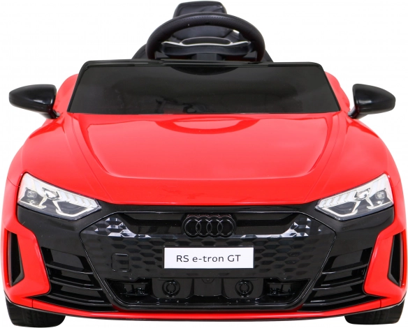 Elektryczny samochodzik Audi RS e-tron GT dla dzieci z napędem 4x4, pilotem i LED – Czerwony