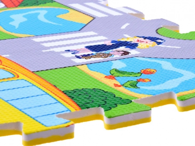 Piankowa mata uliczna puzzle EVA ZA2510